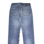 LEVI'S Mens Regular Fit Blue Denim Jeans W29 L30 Button Cotton Classic