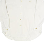 LEE Mens White Acsystems Classic Cotton Blend Shirt XL Workwear Comfort