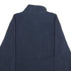 STARTER Mens Navy Blue Jacket L Polyester Zip Plain Casual Outerwear