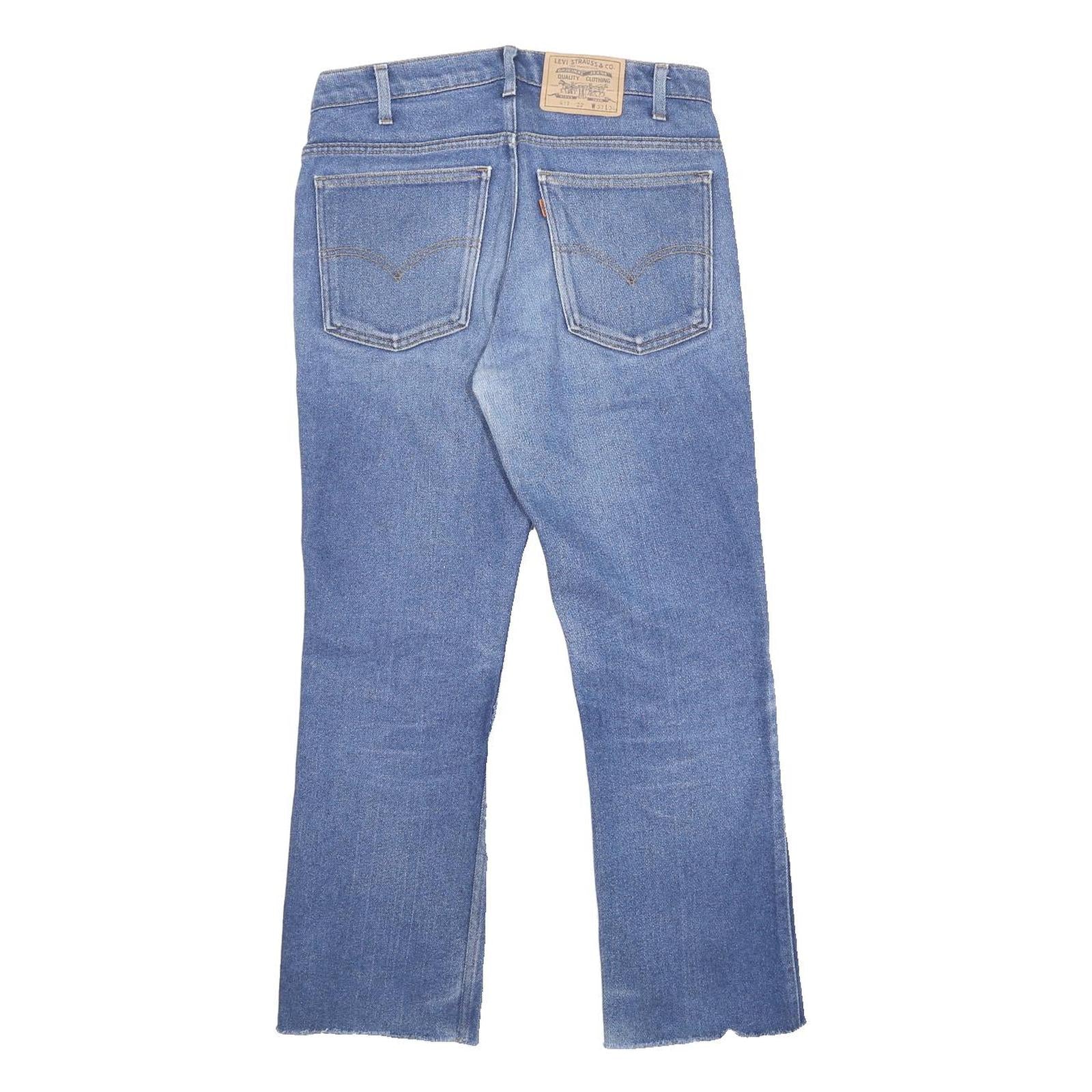 LEVI'S 417 22 Mens Jeans Blue Regular Straight Denim Medium W33 L27 Classic