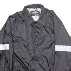 LAW PRO Womens Track Jacket Black Nylon XL