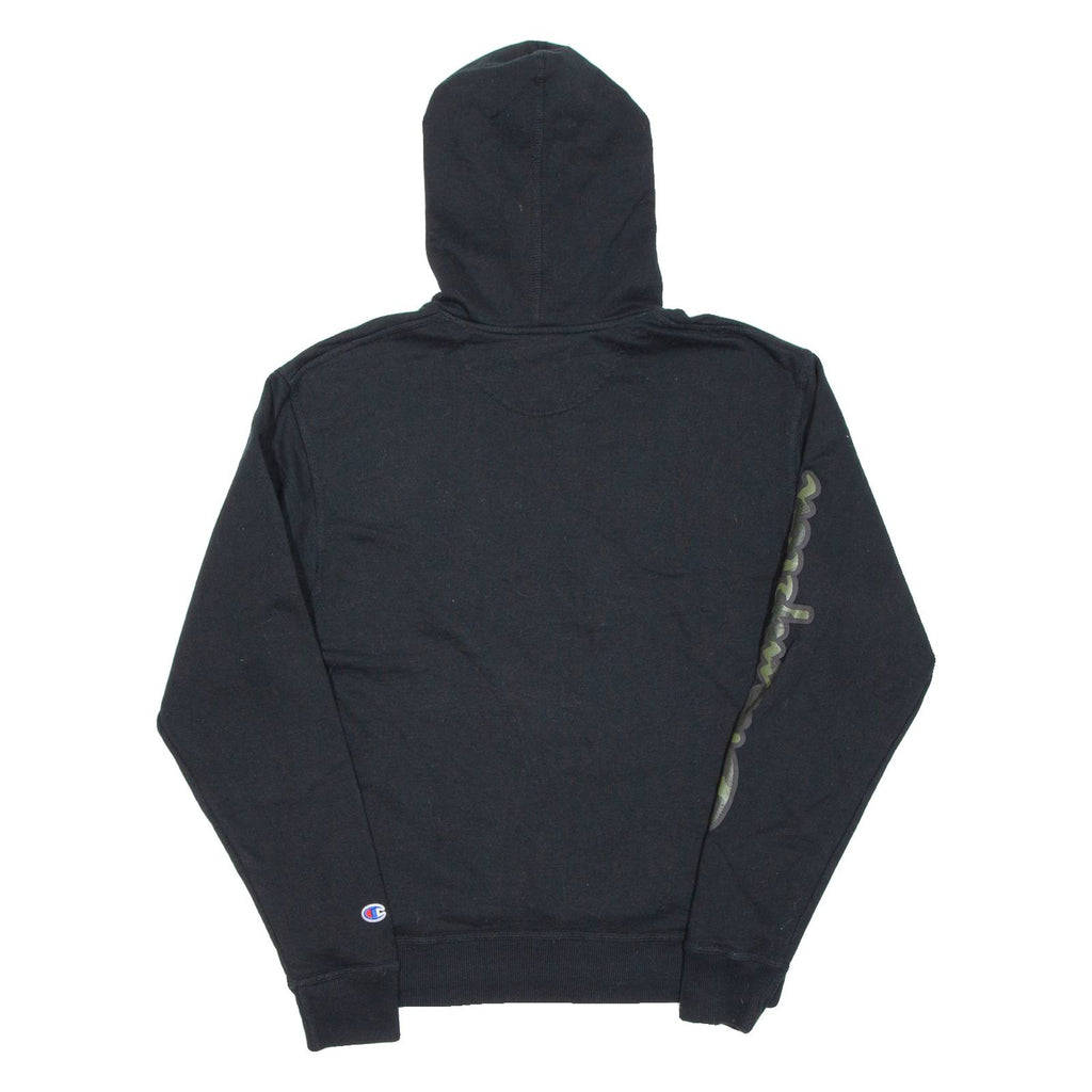 CHAMPION Mens Black Hoodie M