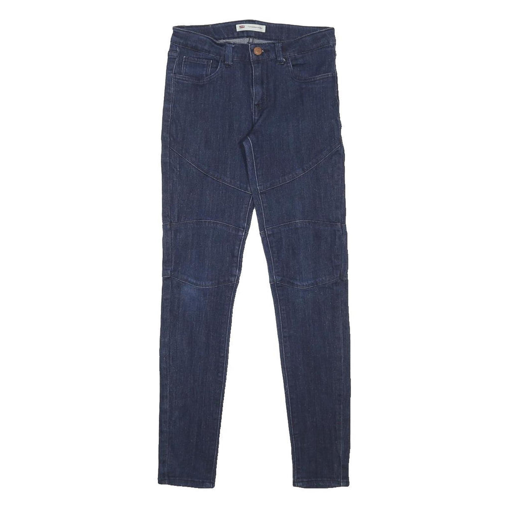LEVI'S 710 Girls Jeans Blue Slim Skinny Denim Medium W25 L28 Stretch Cotton
