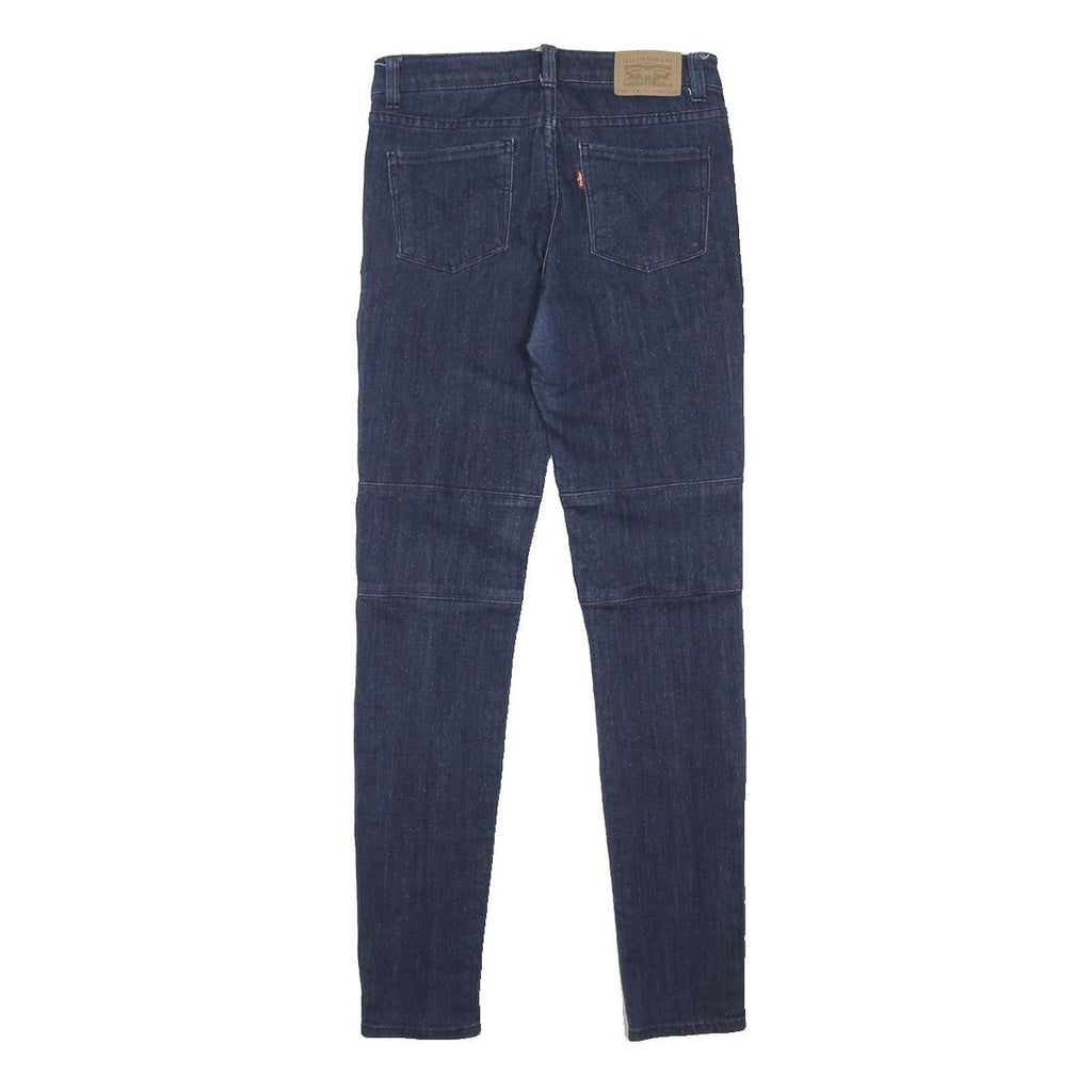 LEVI'S 710 Girls Jeans Blue Slim Skinny Denim Medium W25 L28 Stretch Cotton