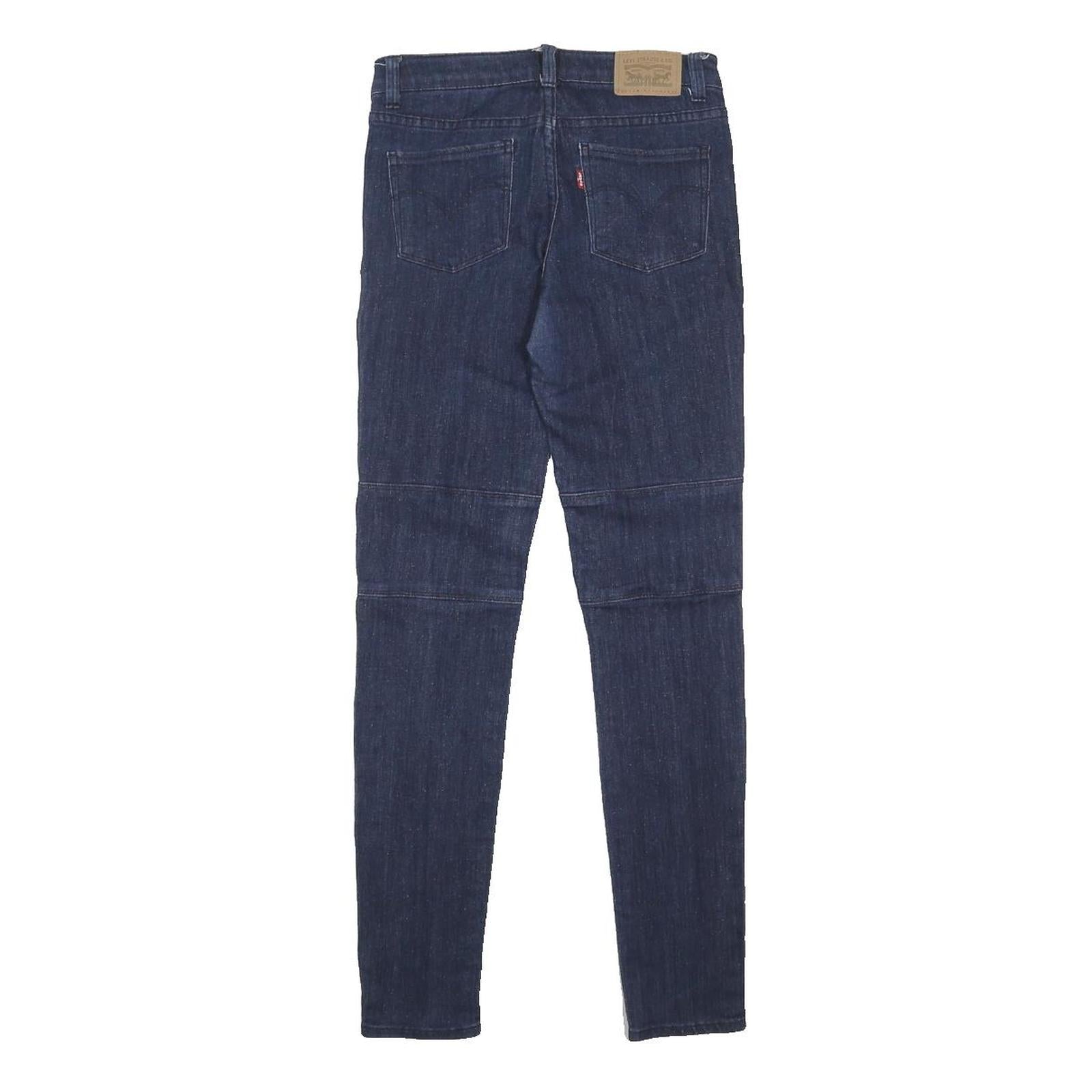 LEVI'S 710 Girls Jeans Blue Slim Skinny Denim Medium W25 L28 Stretch Cotton