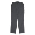 IVY Womens Polyester Blend Grey Regular Fit Straight Trousers W30 L31