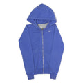 NIKE Mens Blue Full Zip Hoodie XS Cotton Blend Casual Sports Sweatshirt