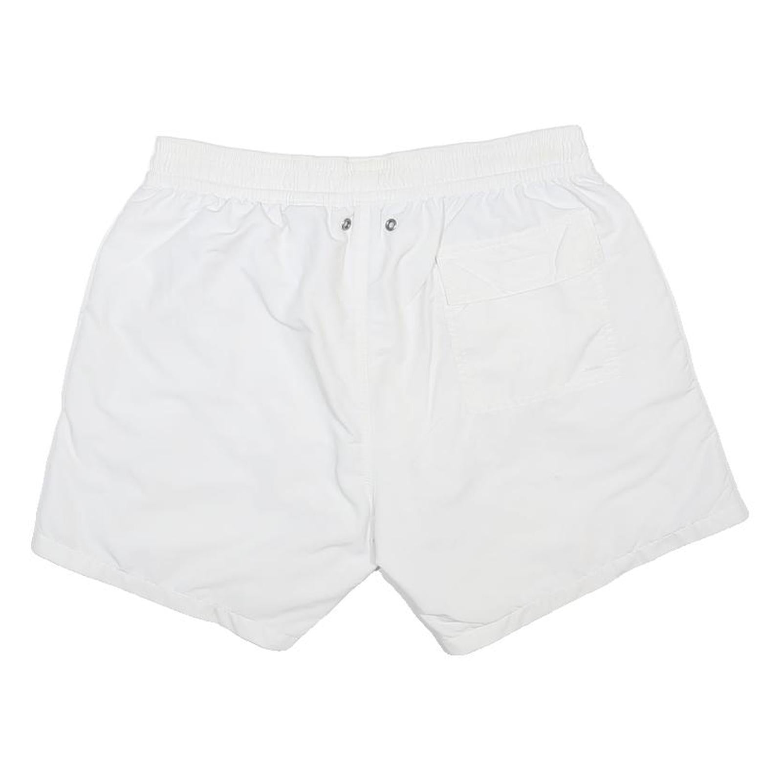 POLO RALPH LAUREN Mens White Casual Nylon Shorts L W30 Lightweight Summer