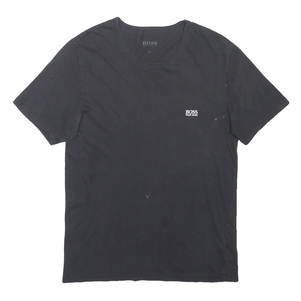 BOSS HUGO BOSS Mens Black Graphic T-Shirt M Short Sleeve Crew Neck Logo