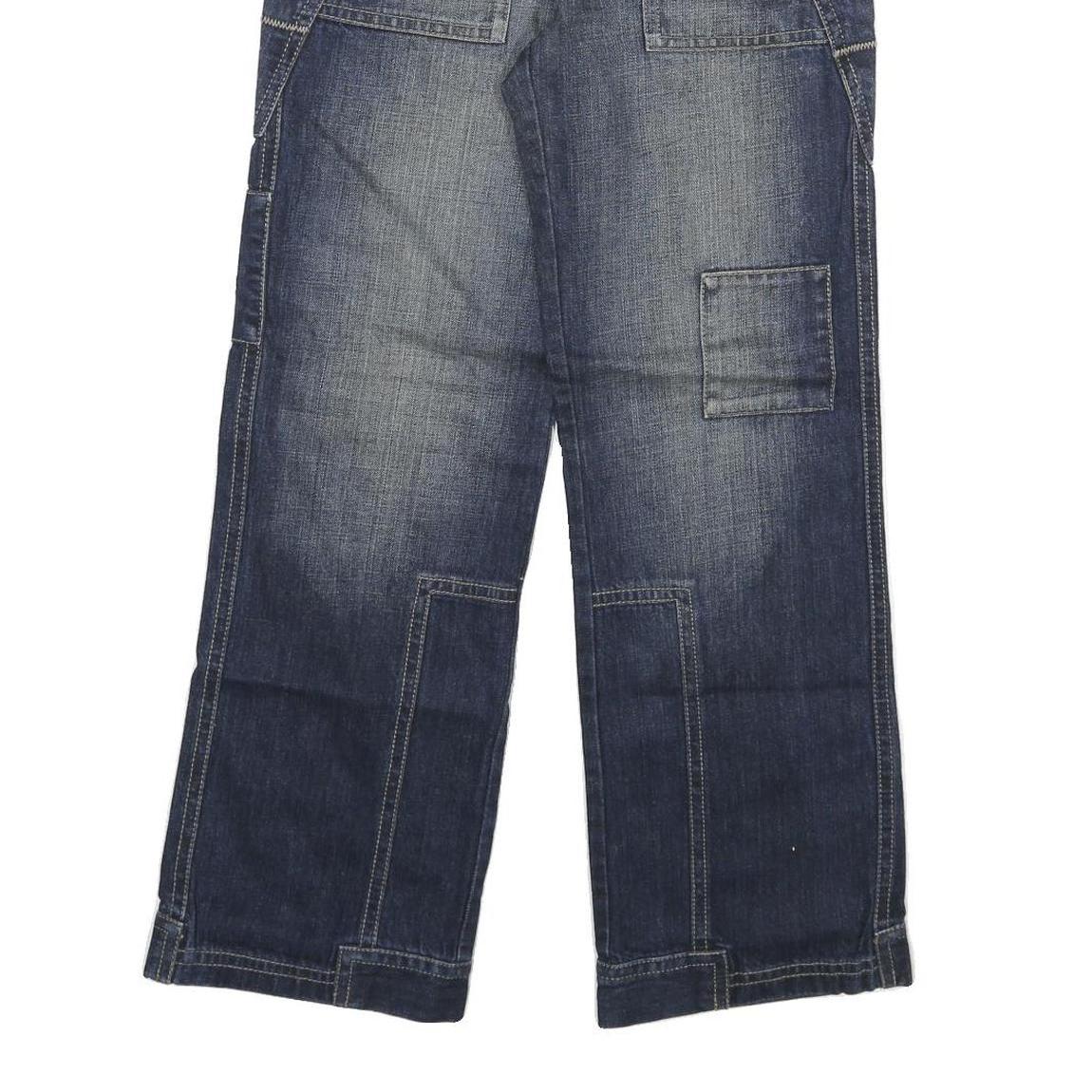 ESPRIT Womens Regular Fit Wide Leg Denim Light Wash Cotton Blend W28 L29 Casual