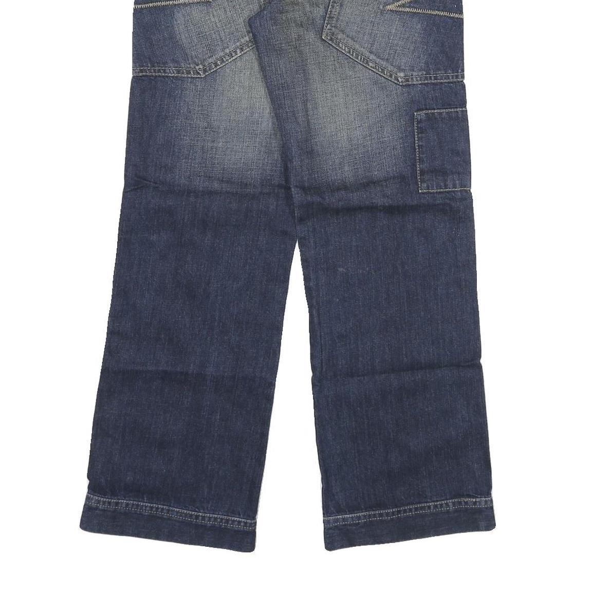 ESPRIT Womens Regular Fit Wide Leg Denim Light Wash Cotton Blend W28 L29 Casual