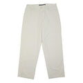 NAUTICA Mens Cotton Blend White Regular Straight Trousers W34 L31 Casual Classic