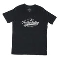NAUTICA Mens Black XL Graphic T-Shirt Short Sleeve Crew Neck Cotton Blend