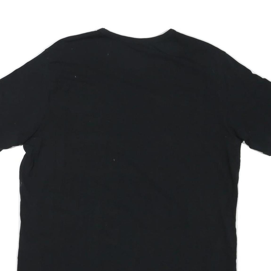 NAUTICA Mens Black XL Graphic T-Shirt Short Sleeve Crew Neck Cotton Blend