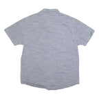 LEVI'S Mens Blue Casual Cotton Short Sleeve Shirt L Button Front Pockets