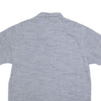 LEVI'S Mens Blue Casual Cotton Short Sleeve Shirt L Button Front Pockets