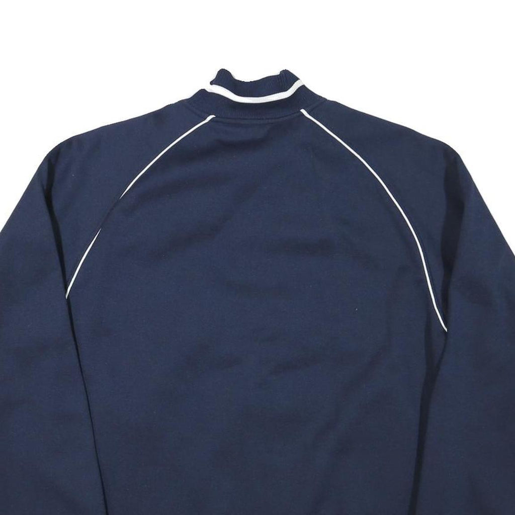 CLIQUE Mens Navy Blue Zip Jacket L Polyester Blend Track Sports Casual
