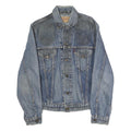 LEVI'S Mens Blue Denim Button Jacket M Cotton Classic Casual Outerwear