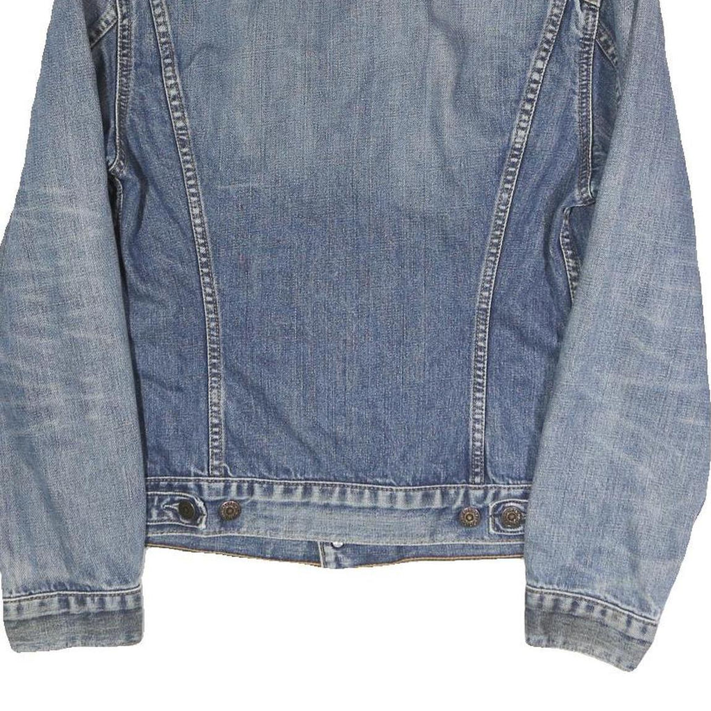 LEVI'S Mens Blue Denim Button Jacket M Cotton Classic Casual Outerwear