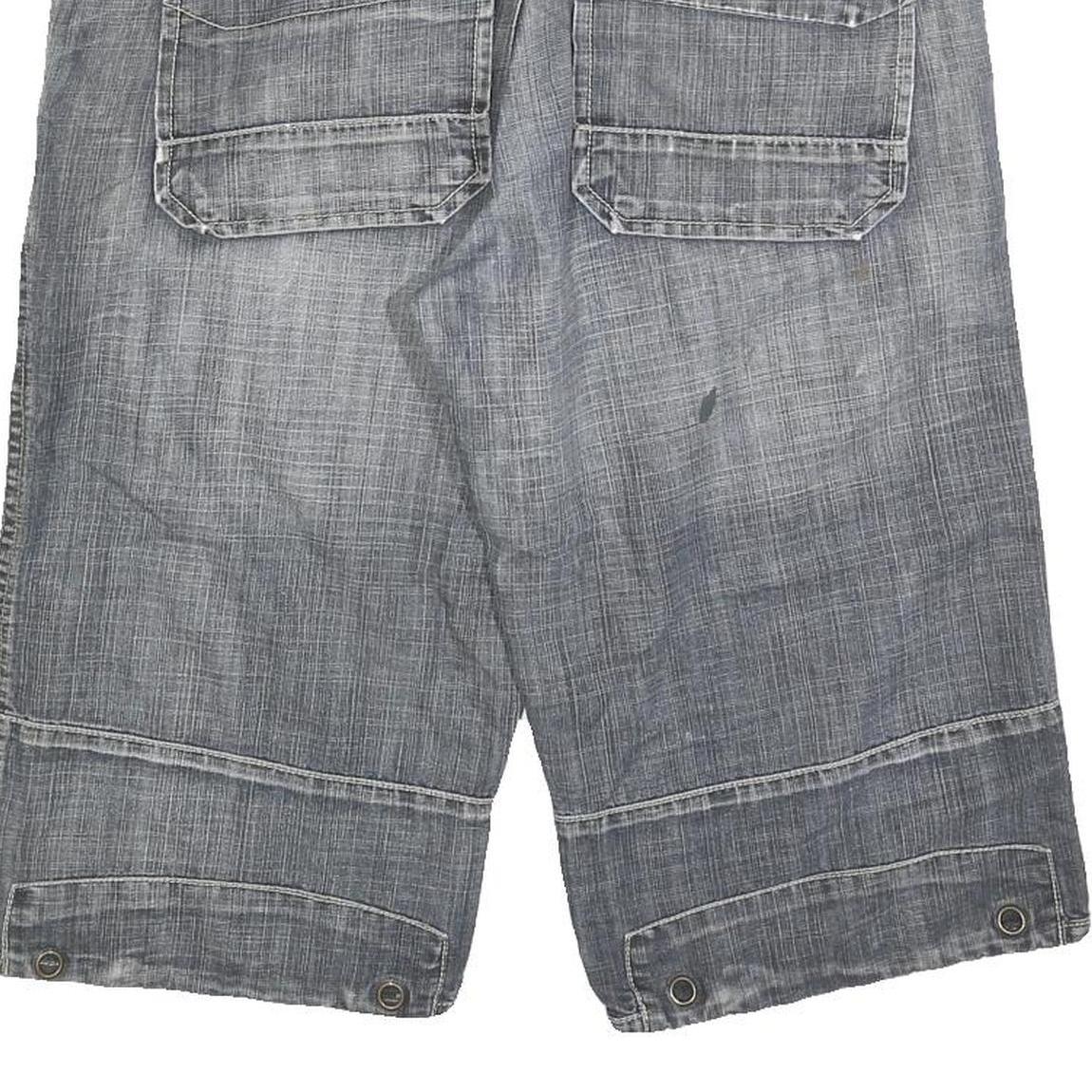 PRO JEH RAW Mens Shorts Blue Casual M W33 Cotton Blend Comfortable Fit