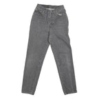 LEVI'S Womens Grey Regular Straight Denim Medium W24 L29 Button Closure Jeans