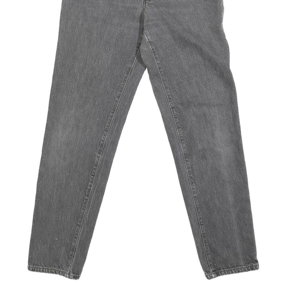 LEVI'S Womens Grey Regular Straight Denim Medium W24 L29 Button Closure Jeans