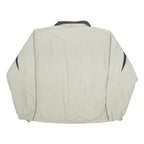 COLUMBIA Mens Beige & Black Outdoor Zip Jacket L Nylon Plain Casual Sportswear