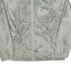 THE NORTH FACE Womens Grey Fleece Jacket L Polyester Soft Warm Casual Zip Up