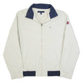 TOMMY HILFIGER Mens Bomber Jacket Cream S
