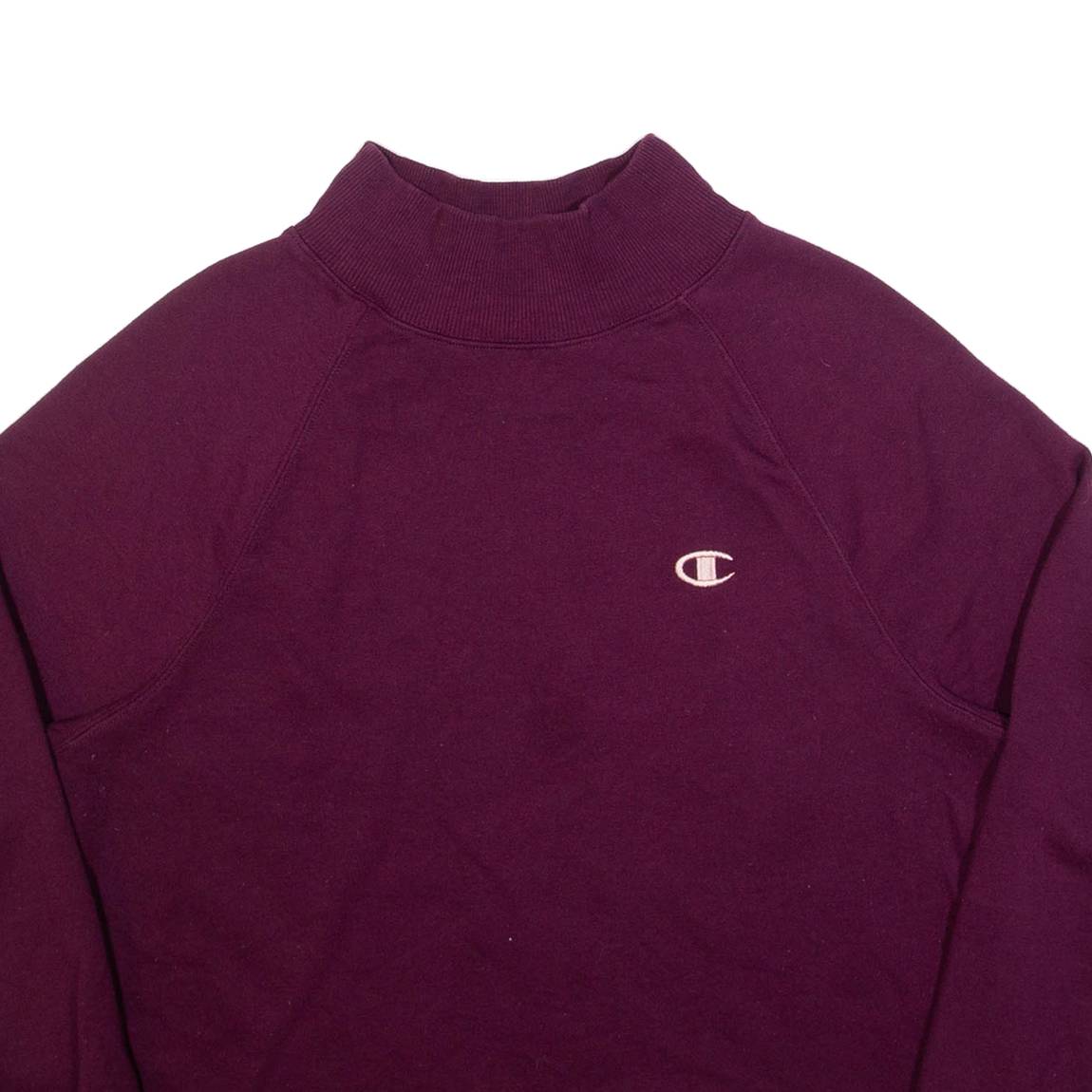 CHAMPION Womens Sweatshirt Purple L