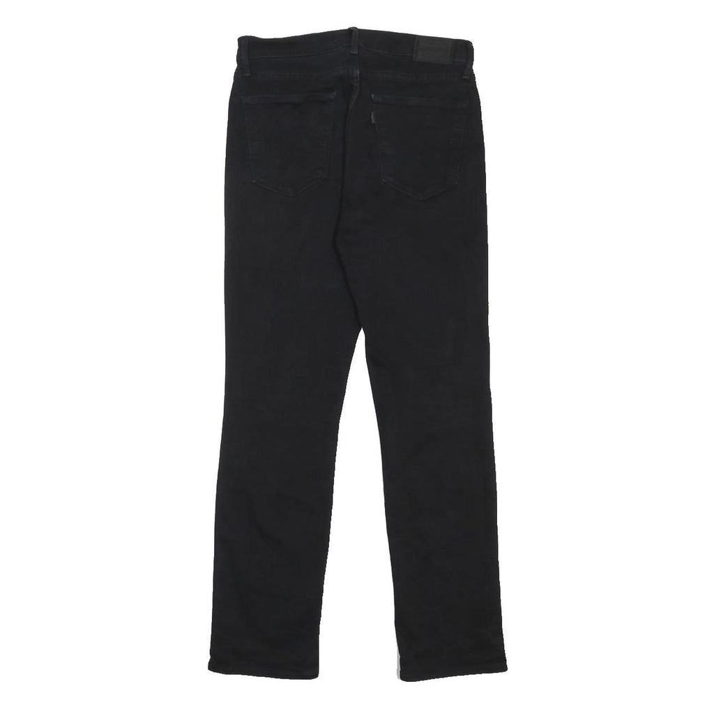 LEVI'S 724 BIG E Womens Jeans Black Regular Straight Denim W29 L28 Slim Fit