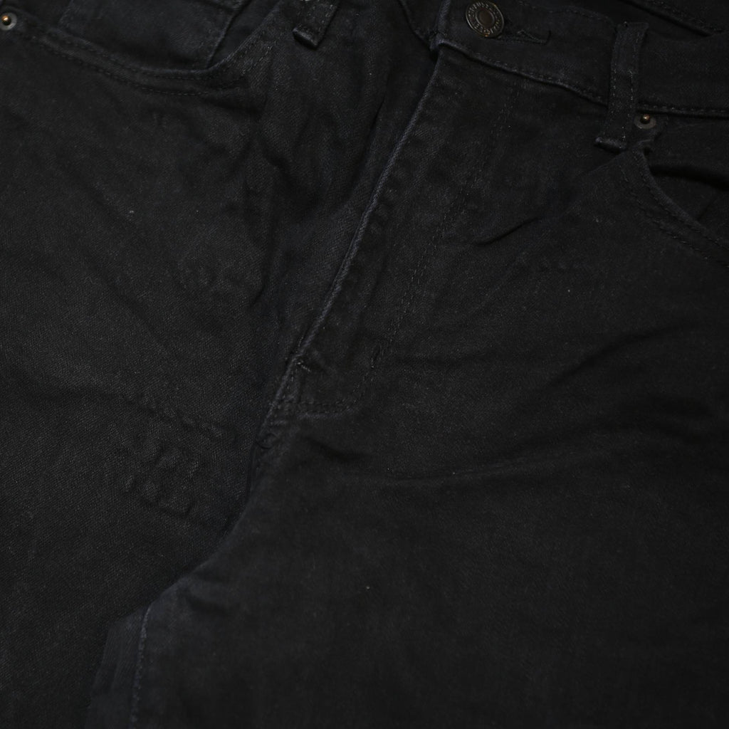 LEVI'S 724 BIG E Womens Jeans Black Regular Straight Denim W29 L28 Slim Fit
