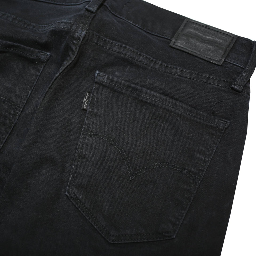 LEVI'S 724 BIG E Womens Jeans Black Regular Straight Denim W29 L28 Slim Fit
