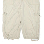 ST JOHNS BAY Womens Shorts Beige Casual XL W34 Cotton Blend Cargo Style