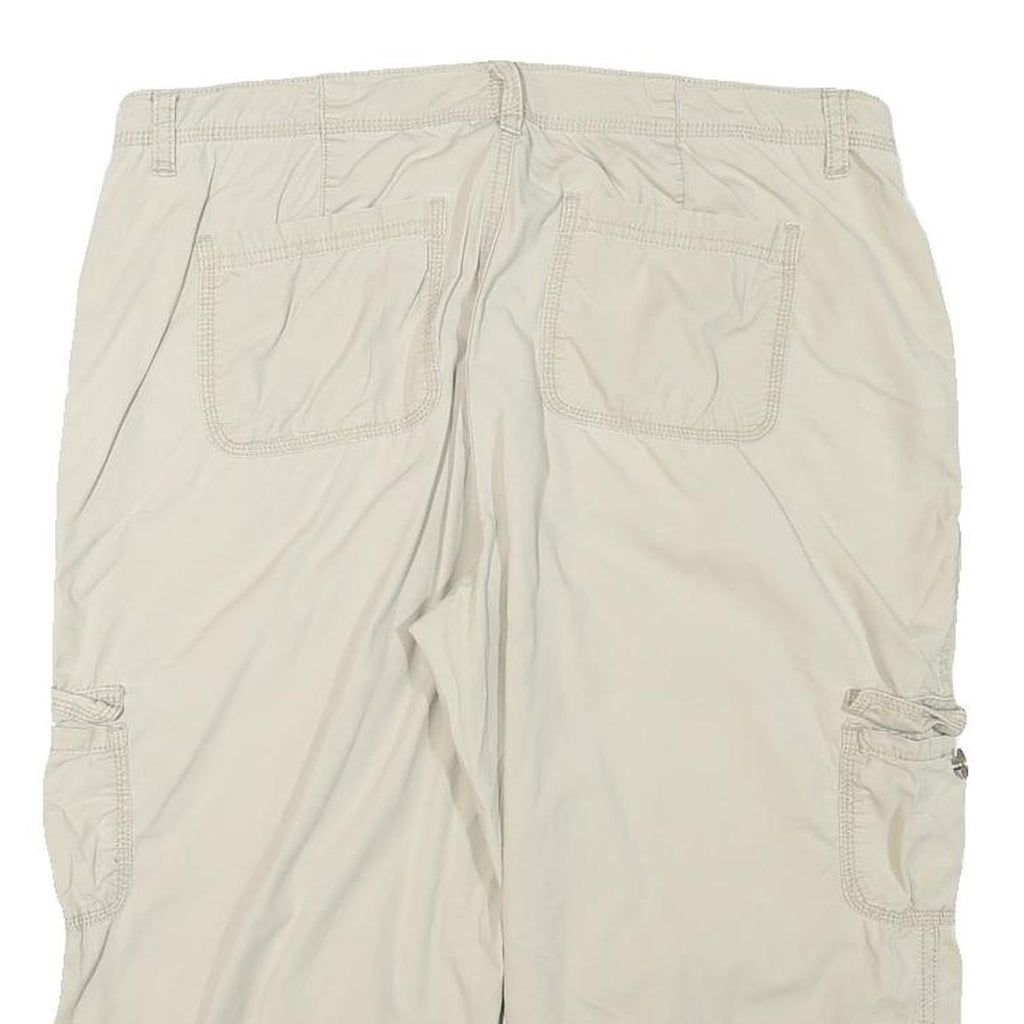 ST JOHNS BAY Womens Shorts Beige Casual XL W34 Cotton Blend Cargo Style