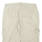 ST JOHNS BAY Womens Shorts Beige Casual XL W34 Cotton Blend Cargo Style