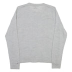 TOMMY HILFIGER Womens Cardigan Grey Tight Knit Wool L
