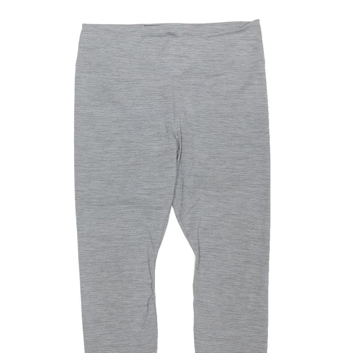 NIKE Womens Joggers Grey Slim Tapered L W32 L28 Sportswear Activewear