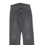 LEVI'S 514 Classic Mens Jeans Black Classic Straight Denim Rinse W29 L32