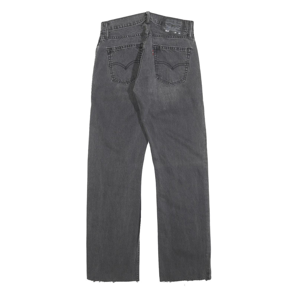 LEVI'S 514 Classic Mens Jeans Black Classic Straight Denim Rinse W29 L32