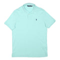 POLO RALPH LAUREN Mens Blue Short Sleeve Plain S Classic Cotton Polo Shirt