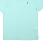 POLO RALPH LAUREN Mens Blue Short Sleeve Plain S Classic Cotton Polo Shirt