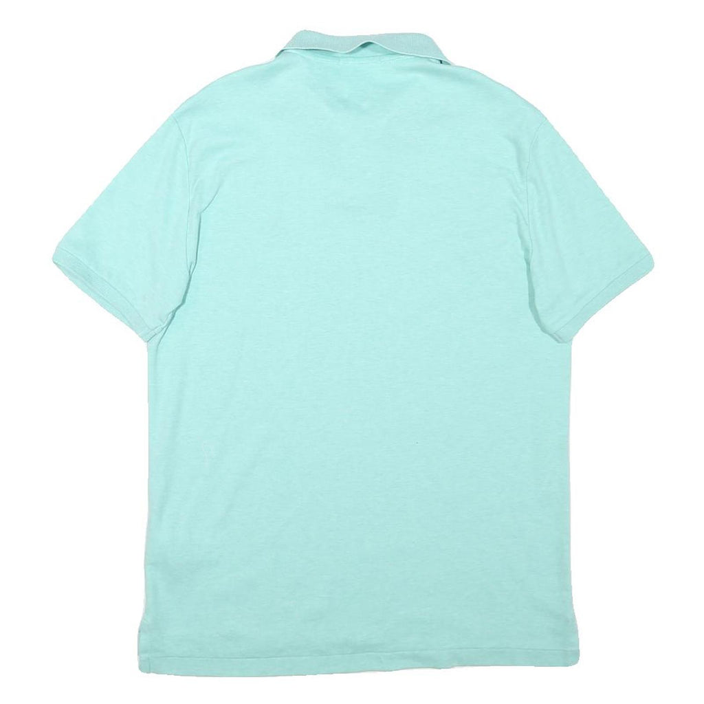 POLO RALPH LAUREN Mens Blue Short Sleeve Plain S Classic Cotton Polo Shirt