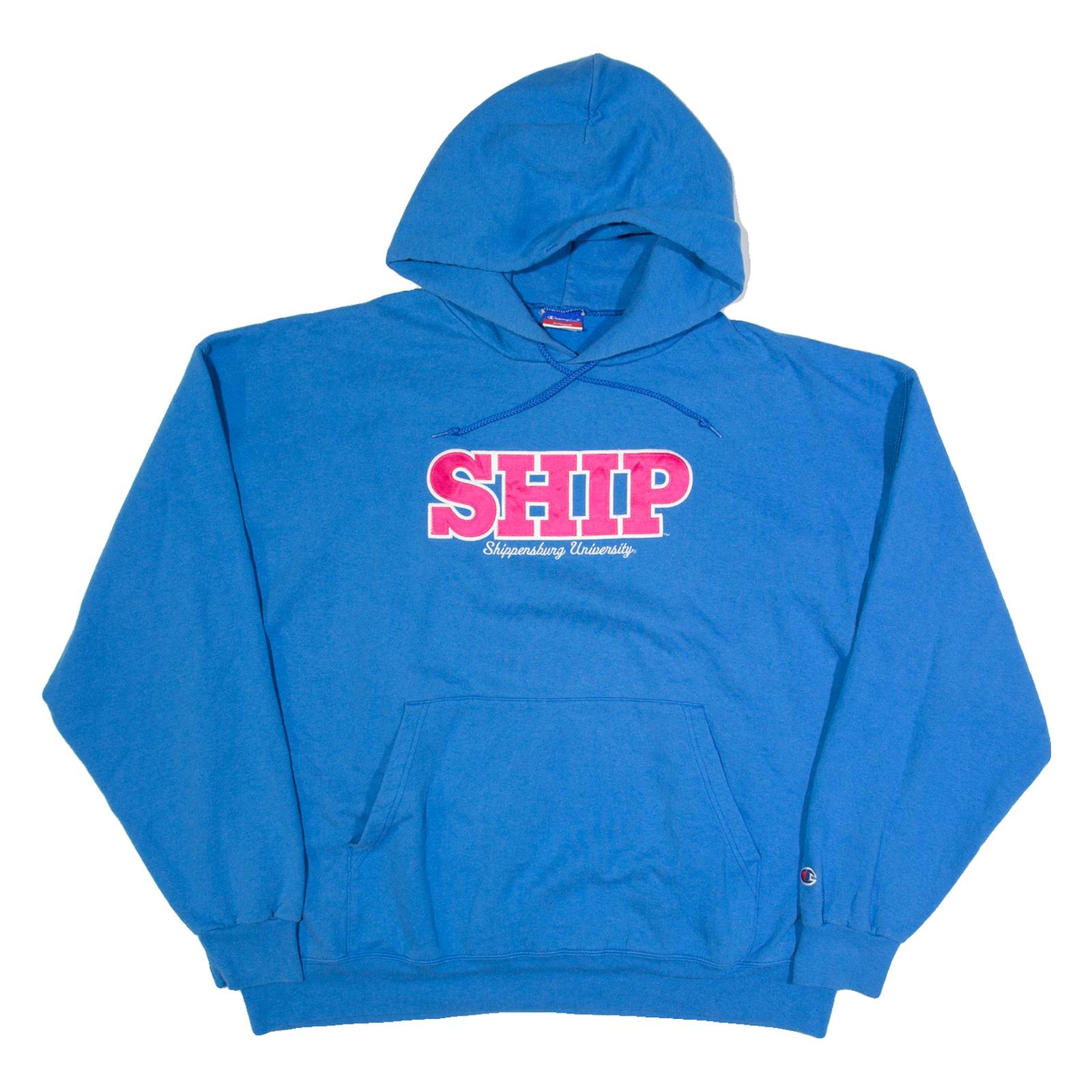 CHAMPION Shippensburg University Mens Blue Hoodie USA 2XL