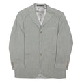 MARKS & SPENCER Mens Grey Wool Classic Jacket M Woven Button Closure
