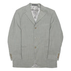 MARKS & SPENCER Mens Grey Wool Classic Jacket M Woven Button Closure
