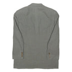 MARKS & SPENCER Mens Grey Wool Classic Jacket M Woven Button Closure