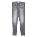 CALVIN KLEIN JEANS Womens Jeans Grey Slim Skinny Stone Wash W28 L30