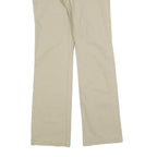 DICKIES Womens Cotton Blend Beige Relaxed Straight Trousers W28 L30 Casual