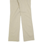 DICKIES Womens Cotton Blend Beige Relaxed Straight Trousers W28 L30 Casual